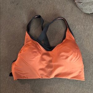 Orange and Black Sports Bra Victoria Secret